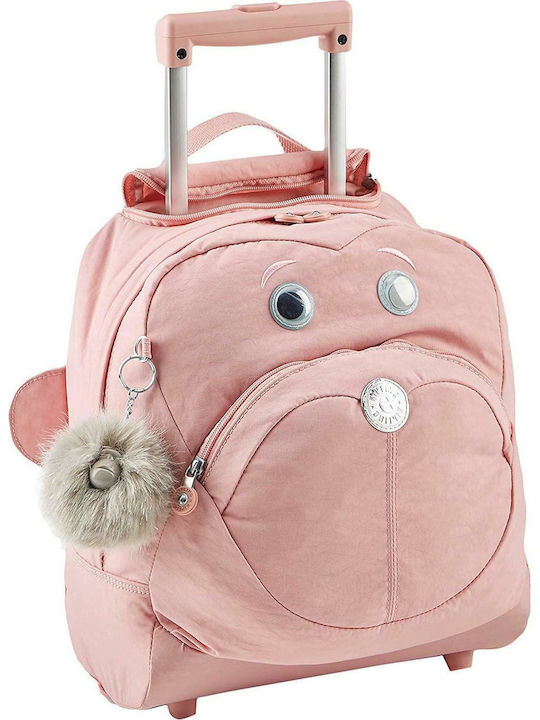 Kipling Nusi Bridal Rose School Bag Trolley Kindergarten Pink 14Liters