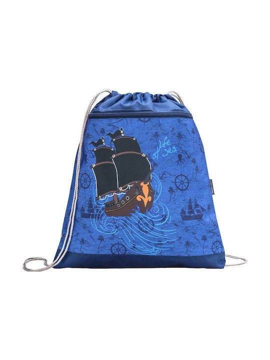 Belmil 336-91 Pirate Ship Kinder Rucksack Beuteltasche Blau 43cmx45cmcm