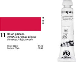 Ferrario Temperella Tempera Colour Paint Tube 20ml White 11