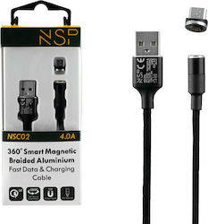 NSP NSC02 1.2m Braided USB 2.0 to micro USB Cable