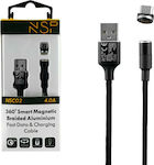 NSP Geflochten USB 2.0 auf Micro-USB-Kabel Schwarz 1.2m (NSC02) 1Stück