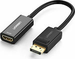 Ugreen Konverter DisplayPort männlich zu HDMI weiblich Schwarz 1Stück (40362)