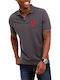 U.S. Polo Assn. Herren Kurzarmshirt Polo Gray