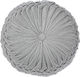 Iliadis Sofa-Kissen aus Samt in Grau 45x45cm
