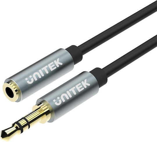 Unitek 3.5mm Jack Cable Male to Female Black 1m Y-C932ABK