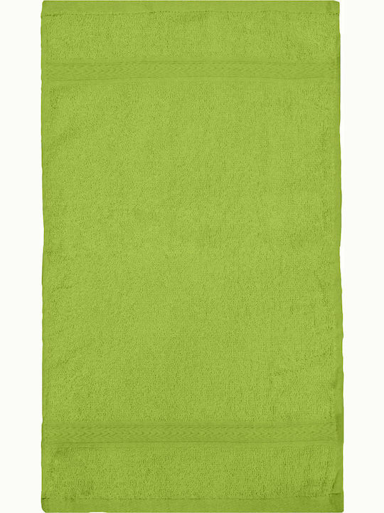 Bright green sales hand towels