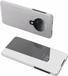 Hurtel Clear View Carte Plastic Argint (Poco F2 Pro)