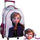 Gim Anna Frozen 2 School Bag Trolley Elementary, Elementary in Purple color 27lt