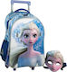 Gim Elsa Frozen 2 School Trolley Bag for Elementary with Water Bottle Holder Light Blue 27 Litre 35 x 15 x 46 cm