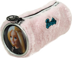 Gim Fabric Pencil Case Fur Fashion with 1 Compartment Pink