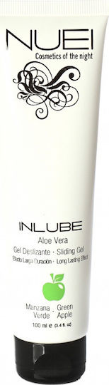 Nuei Inlube Aloe Vera Sliding Gel Λιπαντικό Green Apple 100ml
