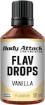 Body Attack Flav Drops Süßstoff Flüssig Vanille 50ml