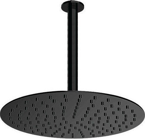 Teorema New Jabil Rotund Cap de duș 20cm cu braț 10cm Negru