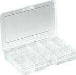 RND Tool Compartment Organiser 15 Slot Transparent 16.3x11.2x3.1cm