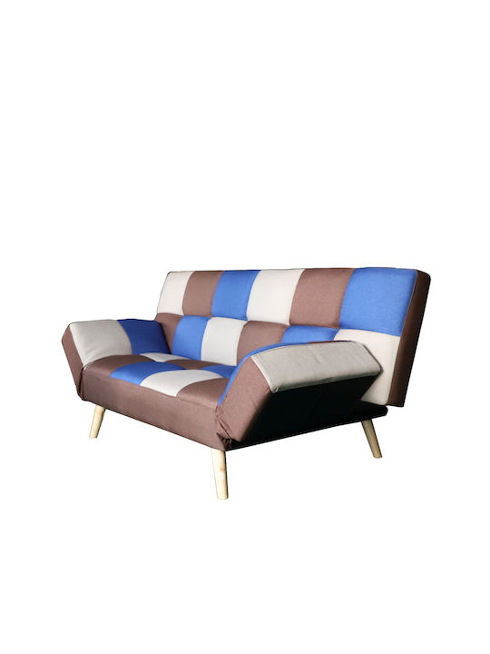 Flo Τριθέσιος Καναπές Κρεβάτι Πολύχρωμο 190x98εκ.
