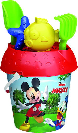 Adriatic Mickey Set Jucării Plajă cu Accesorii din Plastic 5buc