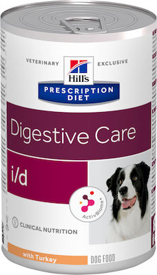 Hill's Prescription Diet i/d Digestive Care Umedă pentru Câini Câine Dietetică cu Turcia în Conservă 1 x 360gr.