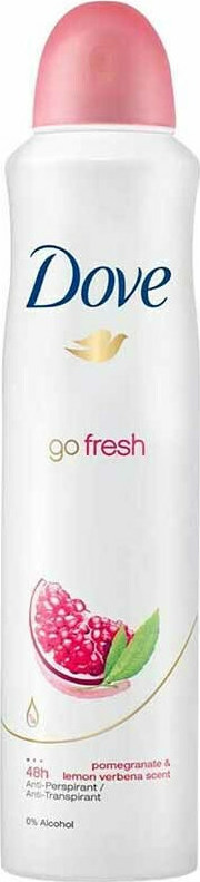 DOVE DEODORANT SPRAY 250ML GO FRESH