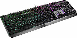 MSI Vigor GK50 Low Profile Gaming Tastatură mecanică cu Kailh Box Alb switch-uri și iluminare RGB Negru