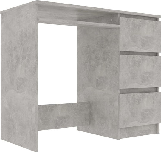 Birou Din Lemn Gri 90x45x76cm