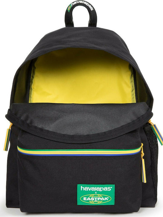 Eastpak Padded Pak'r Havaianas School Bag Backpack Junior High-High School in Black color 24lt