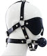 Rimba Total Head Harness Restraint Mască BDSM în Culoare Negru