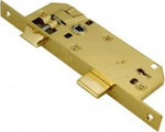 Domus Econ Line Χωνευτή Κλειδαριά σε Χρυσό Χρώμα 81140