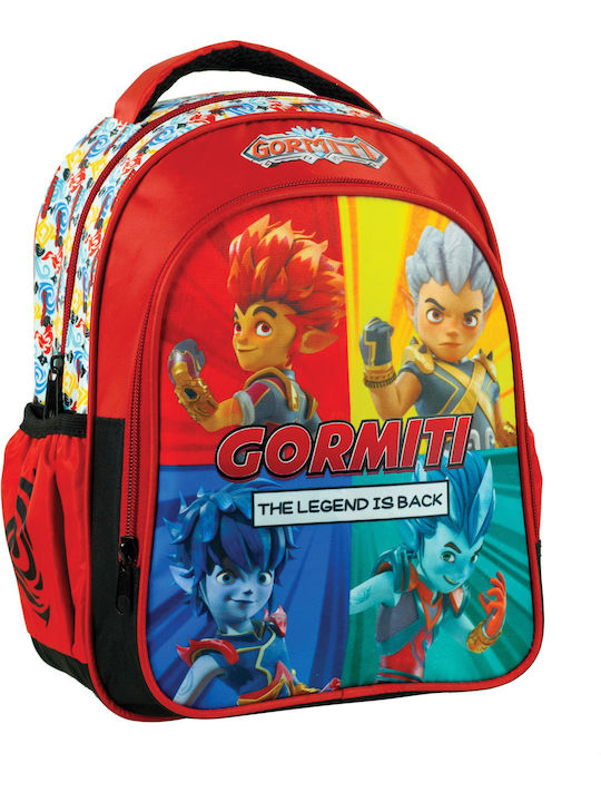 Gim Gormiti School Bag Backpack Kindergarten Multicolored 12lt