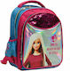 Gim Barbie Denim Fashion Schulranzen Rucksack Kindergarten Rosa mit Flaschenhalter 12lt 2020