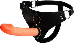 Baile Ultra Passionate Harness Harnașament cu Dildo 19.7cm în Culoare Flesh