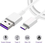 Huawei HL1289 Regular USB 3.1 Cable USB-C male - USB-A male Λευκό 1.0m