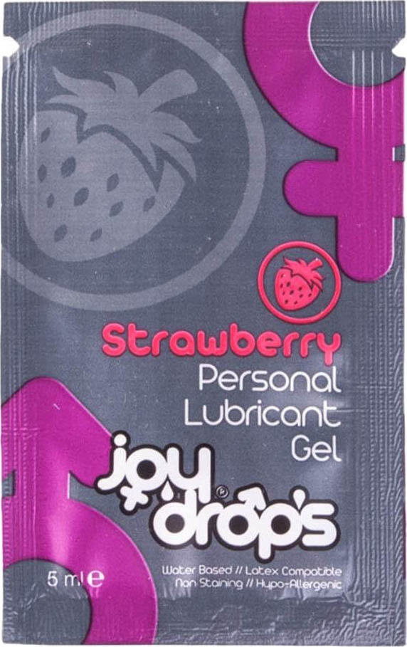 Joydrops Lubricant Gel Personal Sachet Strawberry 5ml Skroutz.gr