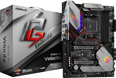 ASRock B550 PG Velocita Mainboard ATX mit AMD AM4 Sockel