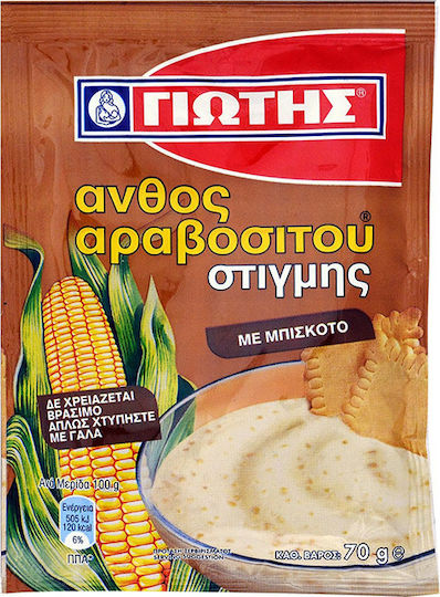 Giotis Mix for Pastry Cream Cornflower Instant with Flavor Cookie 70gr