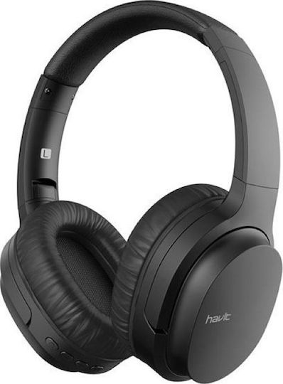 Havit I62 Безжични / Жични Over Ear Слушалки с 8 часа Работа Черни