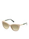 Just Cavalli Sonnenbrillen mit Beige Rahmen und Braun Verlaufsfarbe Linse JC917S 72P