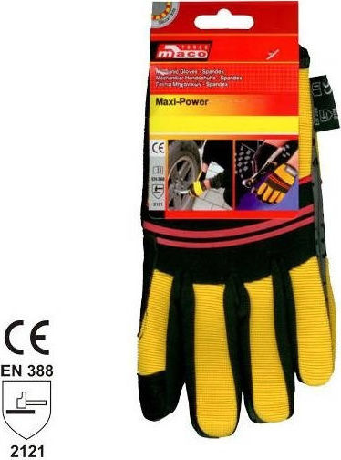 Maco Maxi-Power Safety Glofe Neoprene Yellow