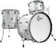 Gretsch Brooklyn Maple Poplar 3-piece Schlagzeug-Set Silber Glanz