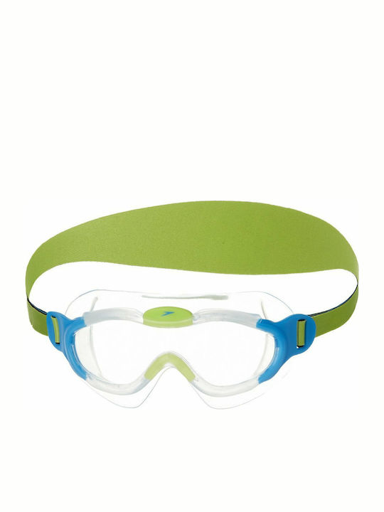 Speedo Sea Squad Mask Ochelari de Înot Album foto pentru copii cu Lentile Anticeață Transparent