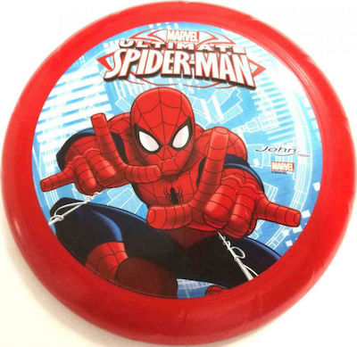 John Spider-Man Spiderman Frisbee Plastic cu Diametru 23 cm Roșu