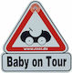 Reer Boy / Girl Baby on Board Car Sign Λευκό with Suction Cup 80210