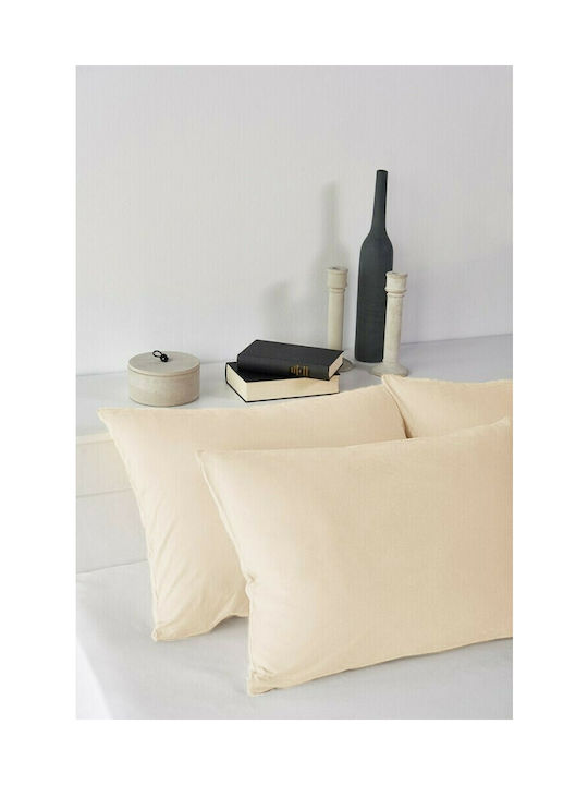 Living Home Fine Μαξιλαροθήκη Sand 071 50x70εκ.