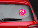 Baby on Board Sign with Sticker No 43 Pink
