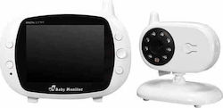 Wireless Baby Monitor with Camera & Screen 3.5" with Two-Way Audio