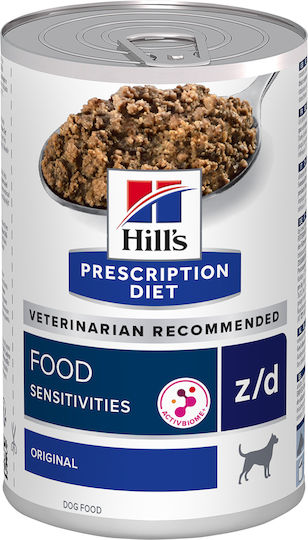 Hill's Food Sensitivities z/d Влажна Храна за Кучета в Може да Диетична с Пилешко 370гр