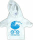 Semn Baby on Board Tricou cu Ventuză Stroller Alb