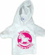 Girl Baby on Board Car T-Shirt Λευκό with Suction Cup Little Horse