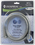 Viospiral Inox Shower Hose Silver Vivaflex 150cm