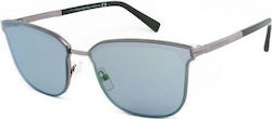 Zegna Sunglasses Silver with Metal Frame & Silver Lens Zegna Sunglasses Silver with Metal Frame & Silver Lens