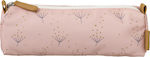 Fresk Dandellion Pencil Case Barrel with 1 Compartment Pink